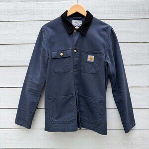 Men's Carhartt WIP Michigan Chore Coat unlined, Size Medium, Navy